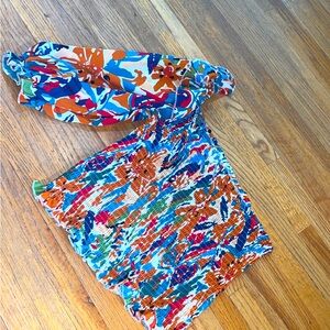 Shein one sleeve blouse